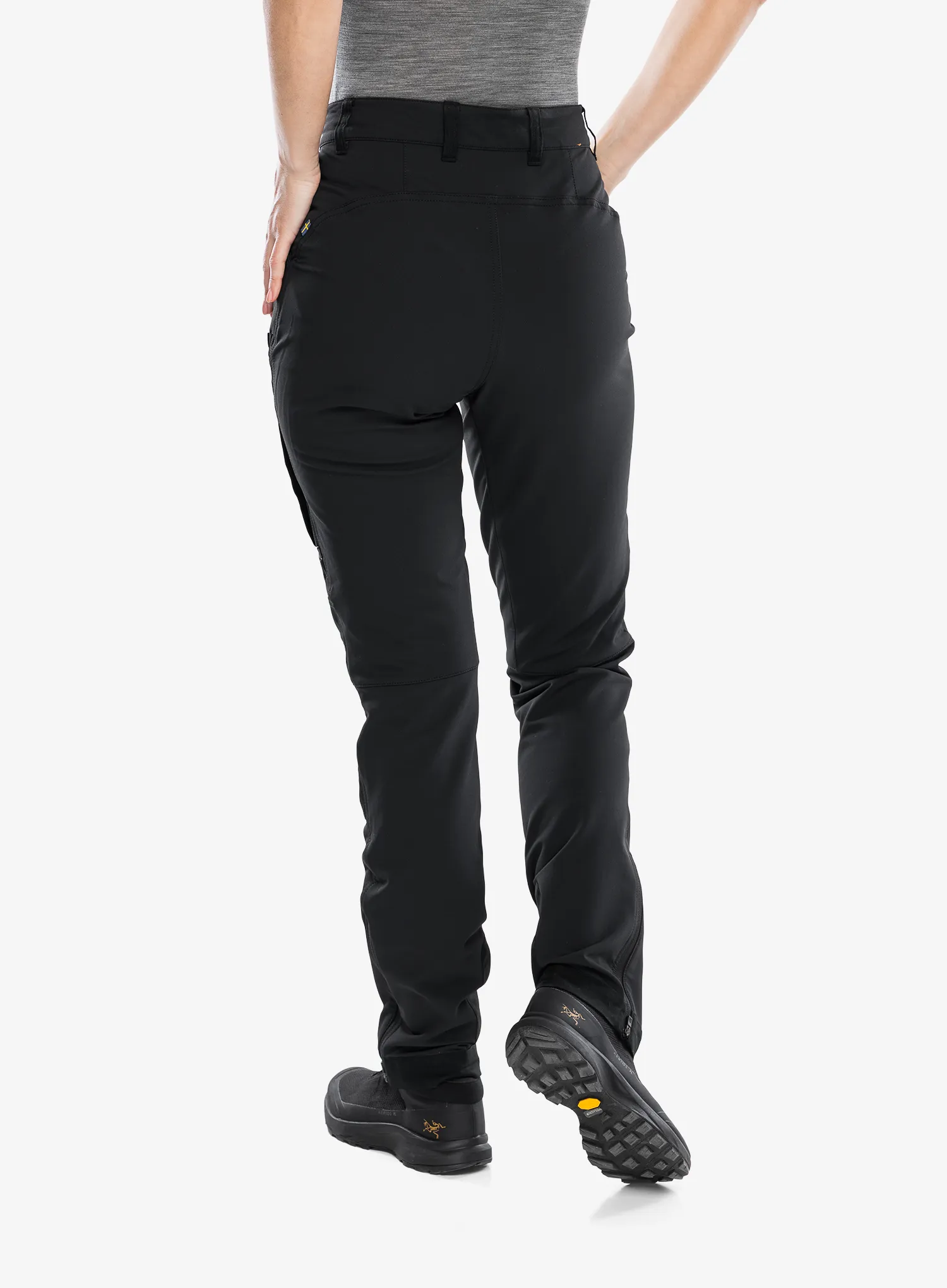 Dámske trekingové nohavice Fjallraven Keb Agile Winter Trousers - black