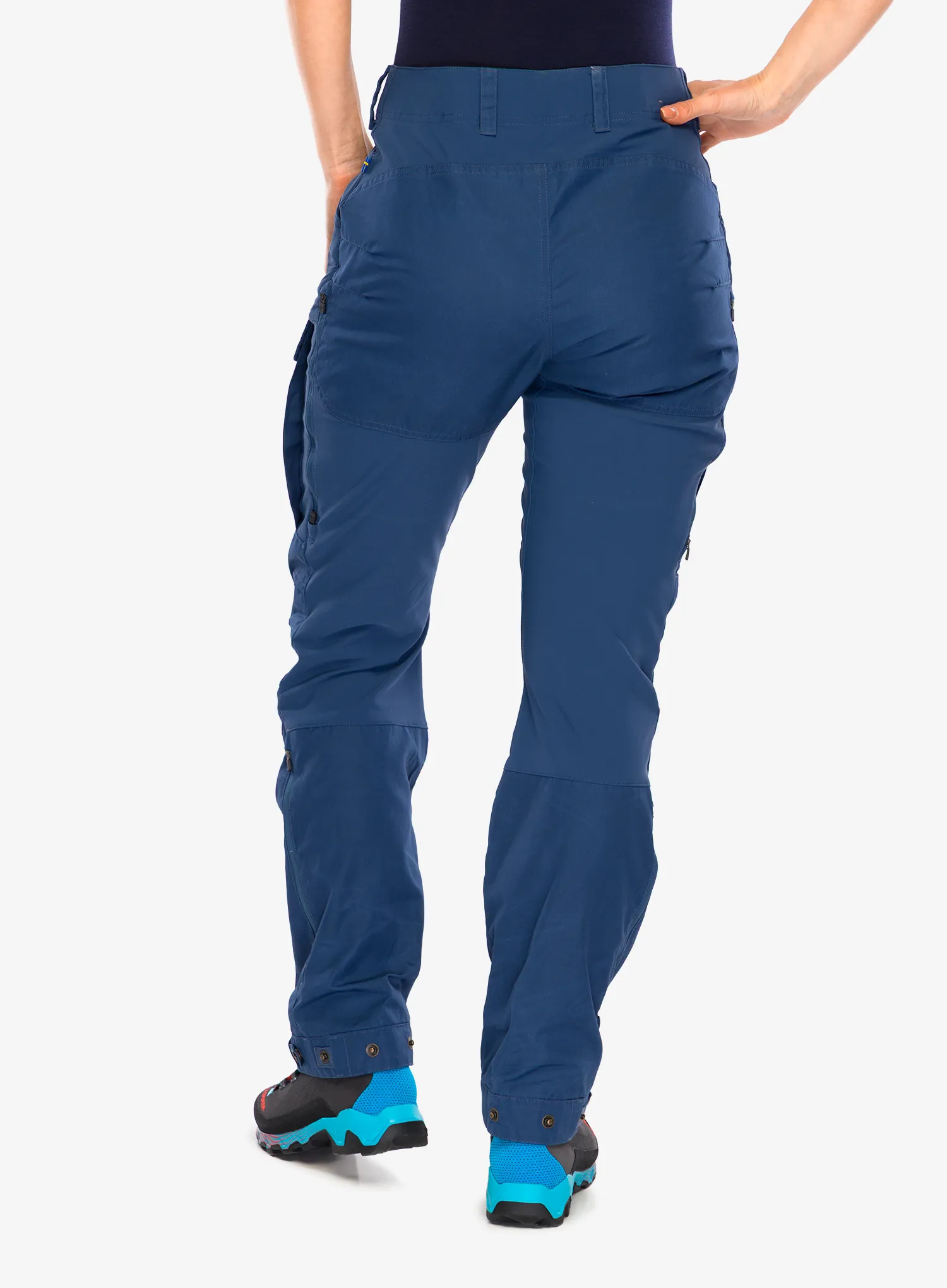 Dámske trekingové nohavice Fjallraven Keb Trousers - indigo blue