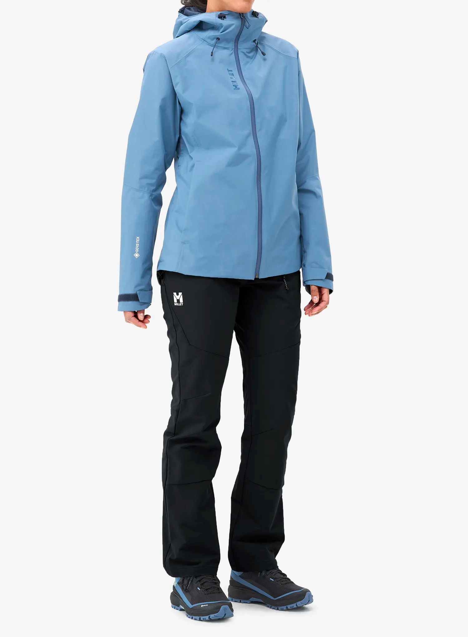 Dámske trekingové nohavice Millet All Outdoor Xcs200 - black/noir