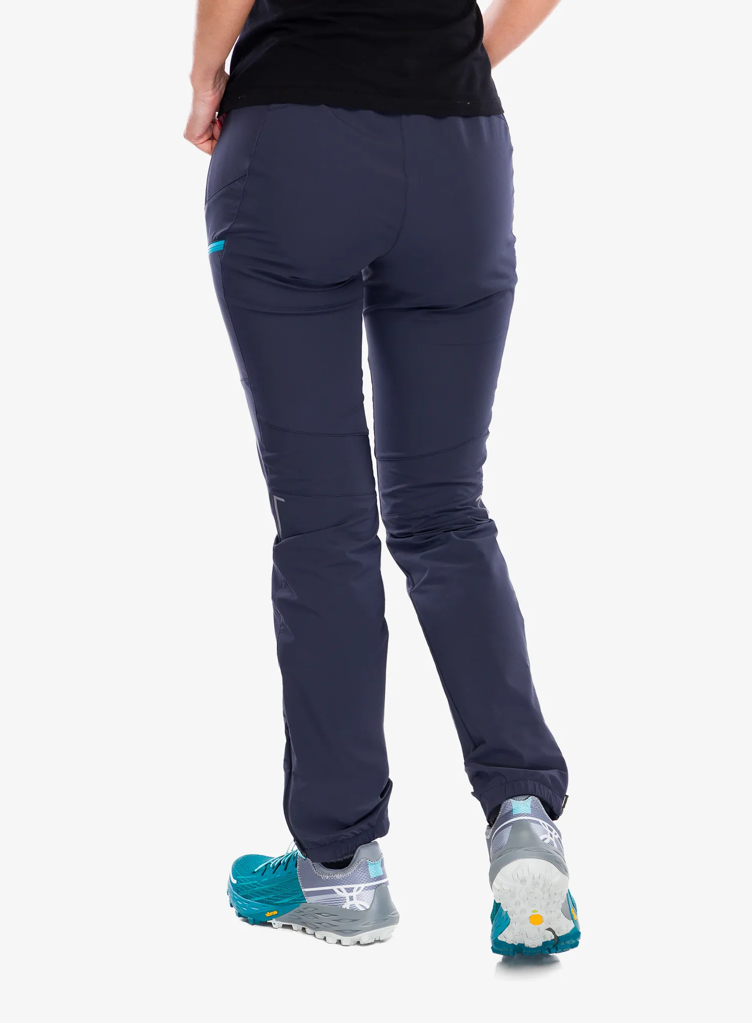 Dámske trekingové nohavice Montura Ledge Pants - graphite blue/turquoise