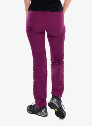 Dámske trekingové nohavice Montura Ledge Pants - wine red/baton rouge