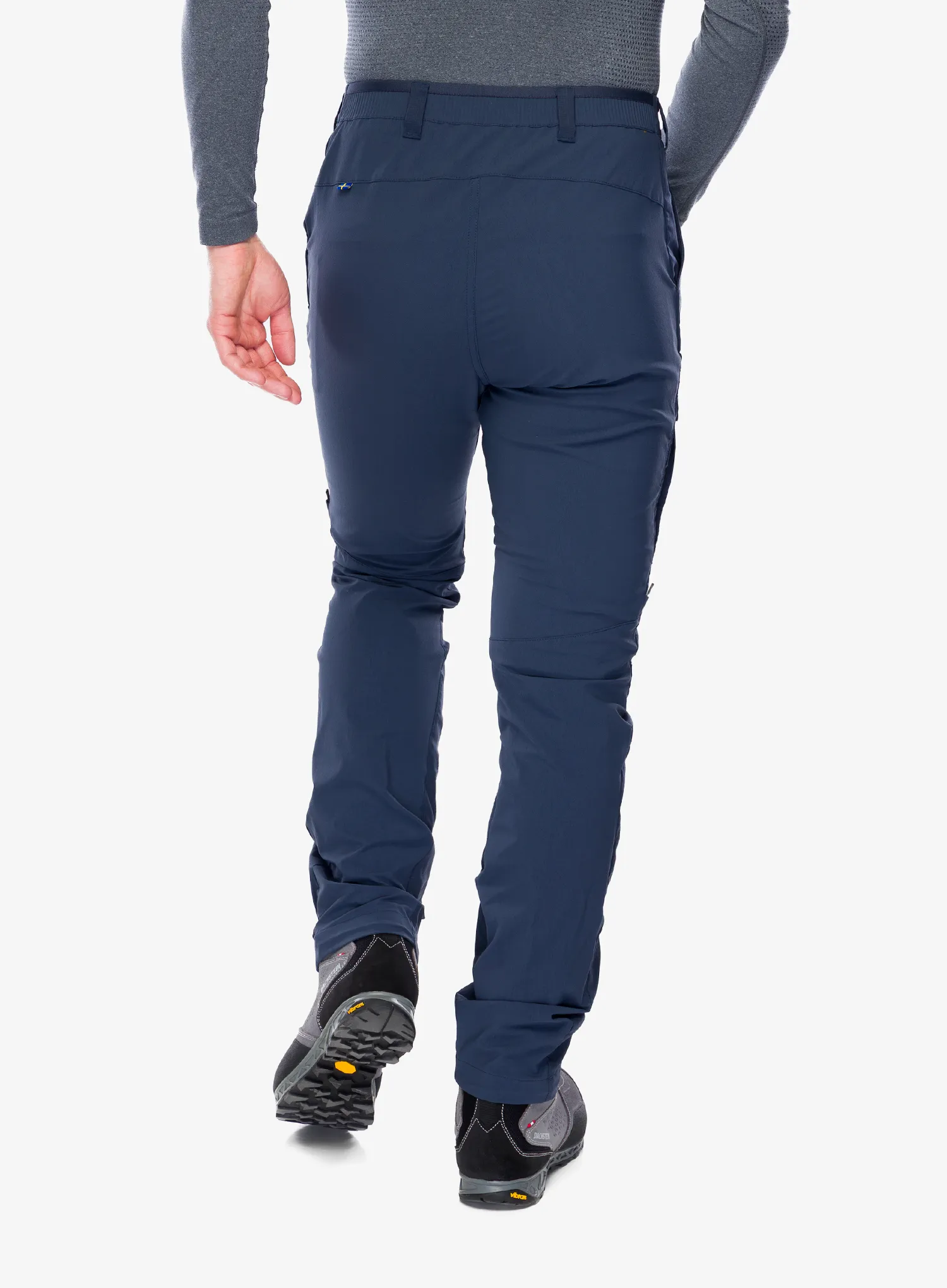 Trekingové nohavice Fjallraven Abisko Hybrid Trail Trs - navy