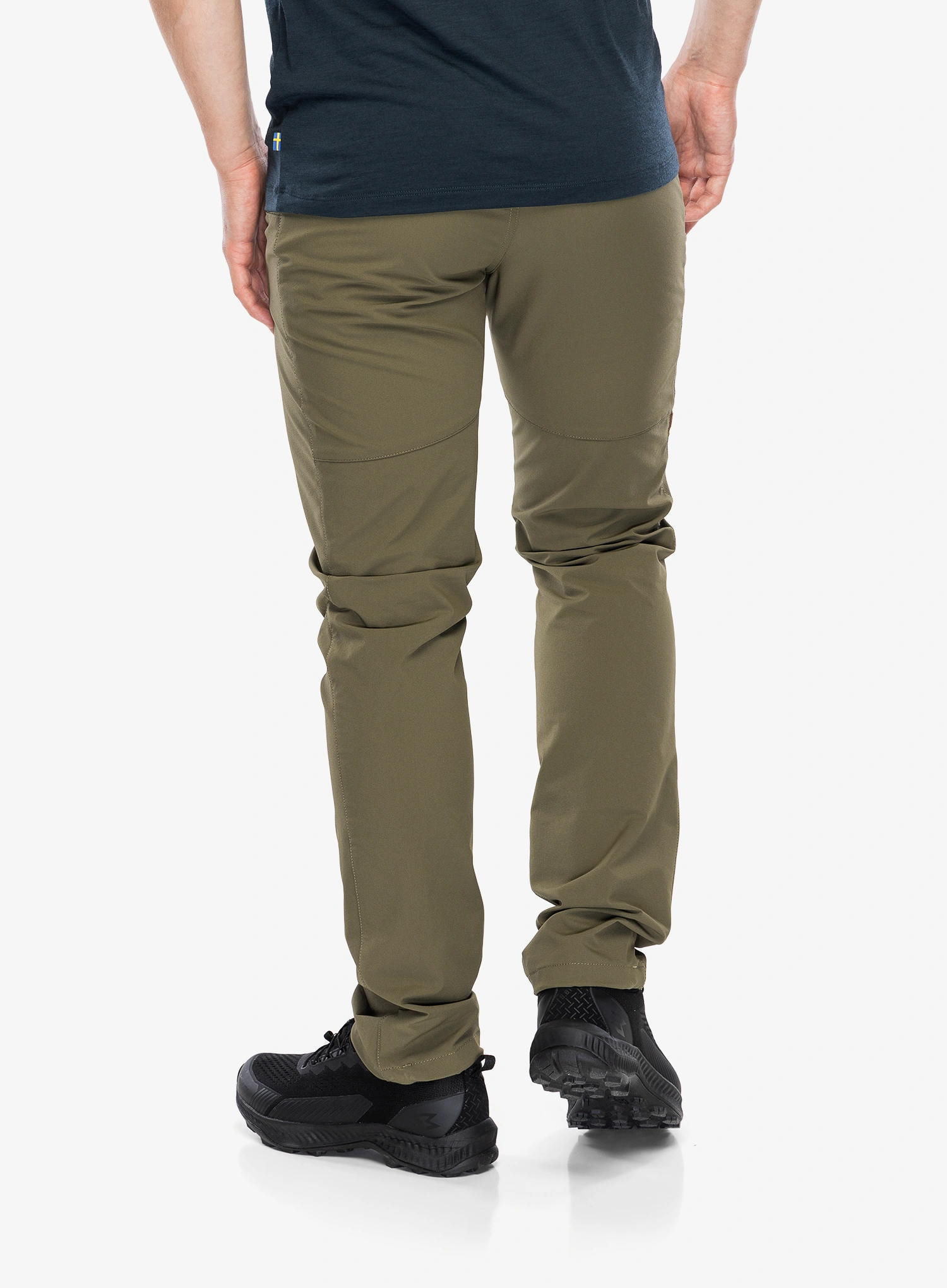 Trekingové nohavice Fjallraven Abisko Trail Stretch Trousers - laurel green
