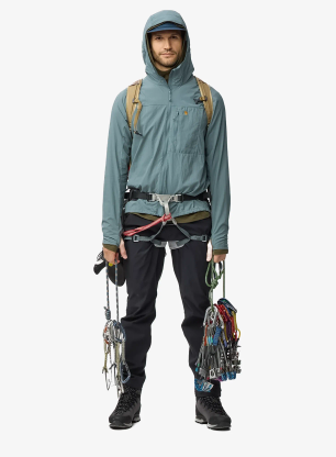 Trekingové nohavice Fjallraven Bergtagen Stretch Trousers - black