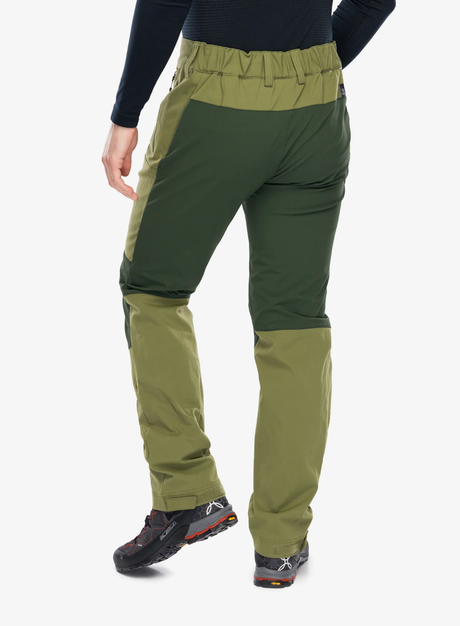 Trekingové nohavice Haglofs Mid Standard Pant - olive green/seaweed green