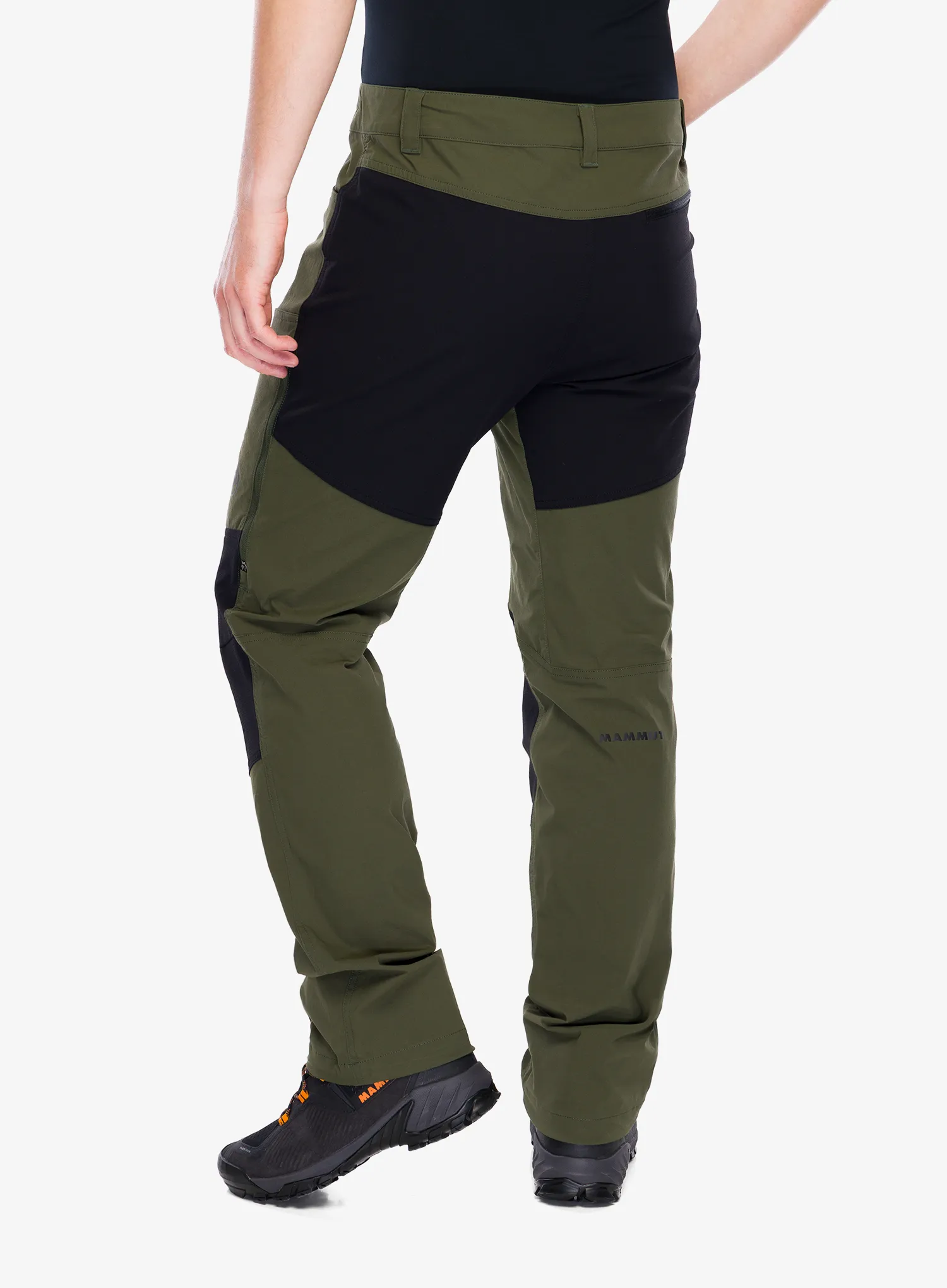 Trekingové nohavice Mammut Zinal Hybrid Pants - dark marsh/black