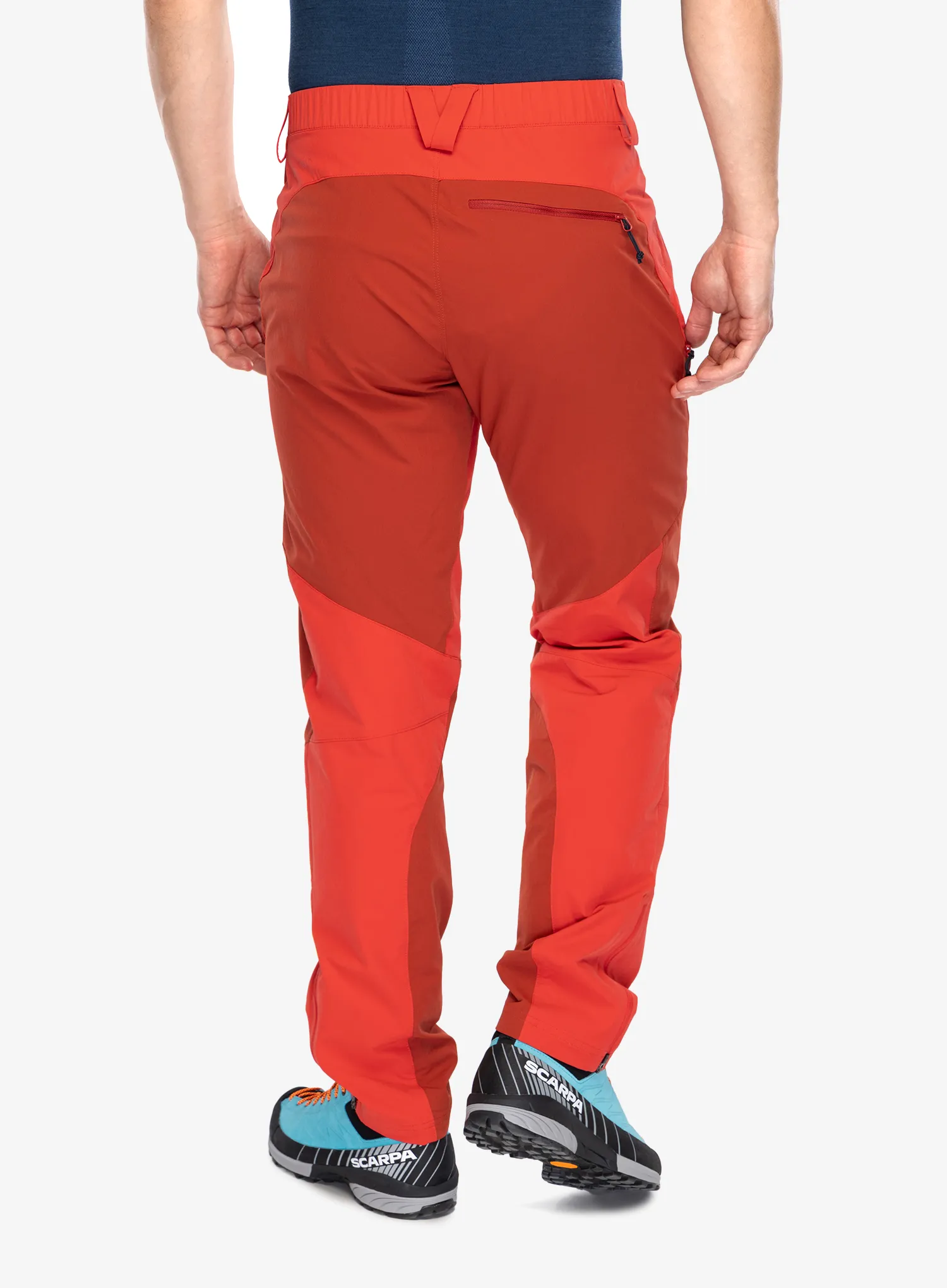 Trekingové nohavice Rab Torque Mountain Pants - dark horizon/tuscan red