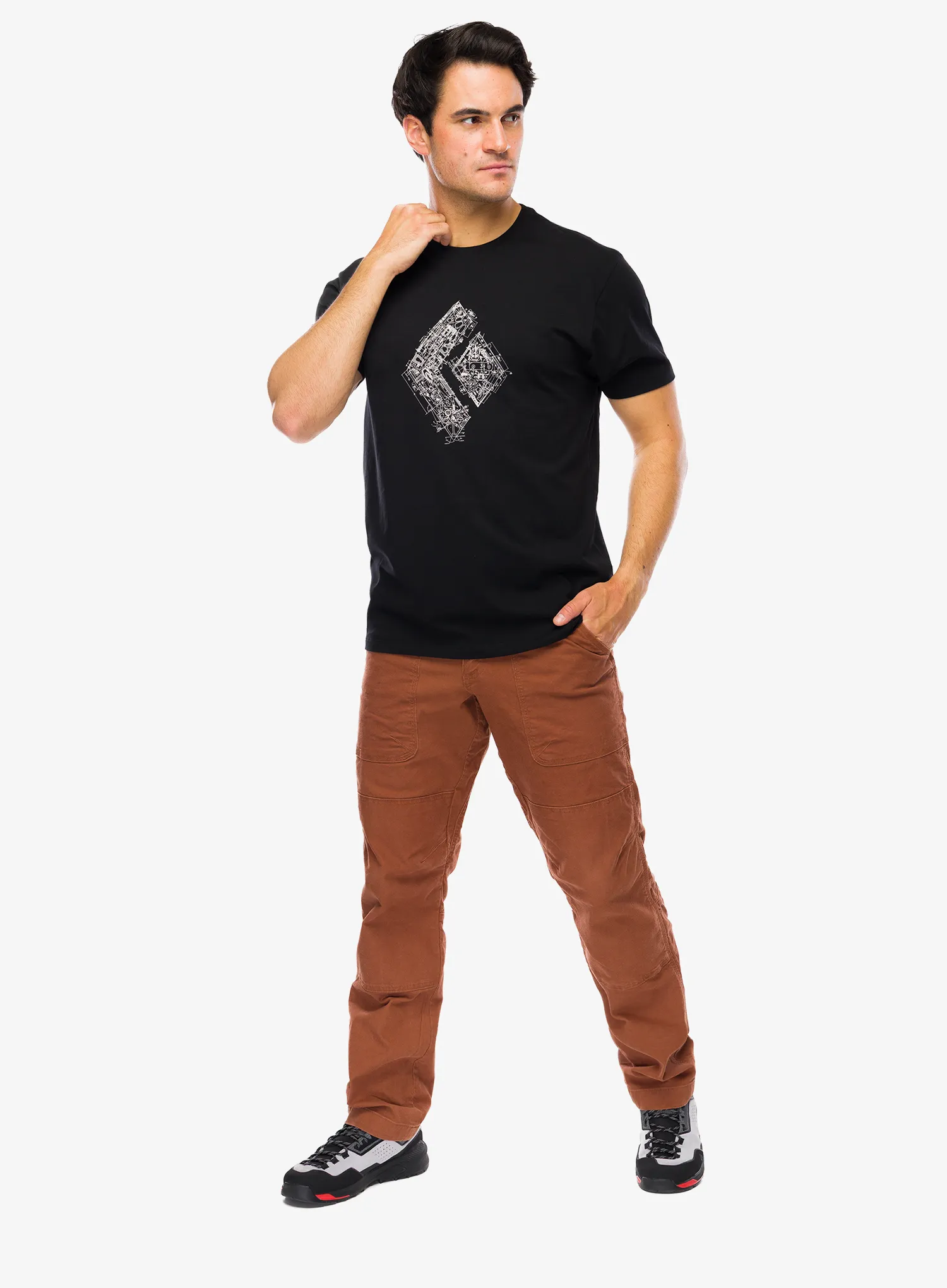 Turistické nohavice Black Diamond Dogma Pants - clay