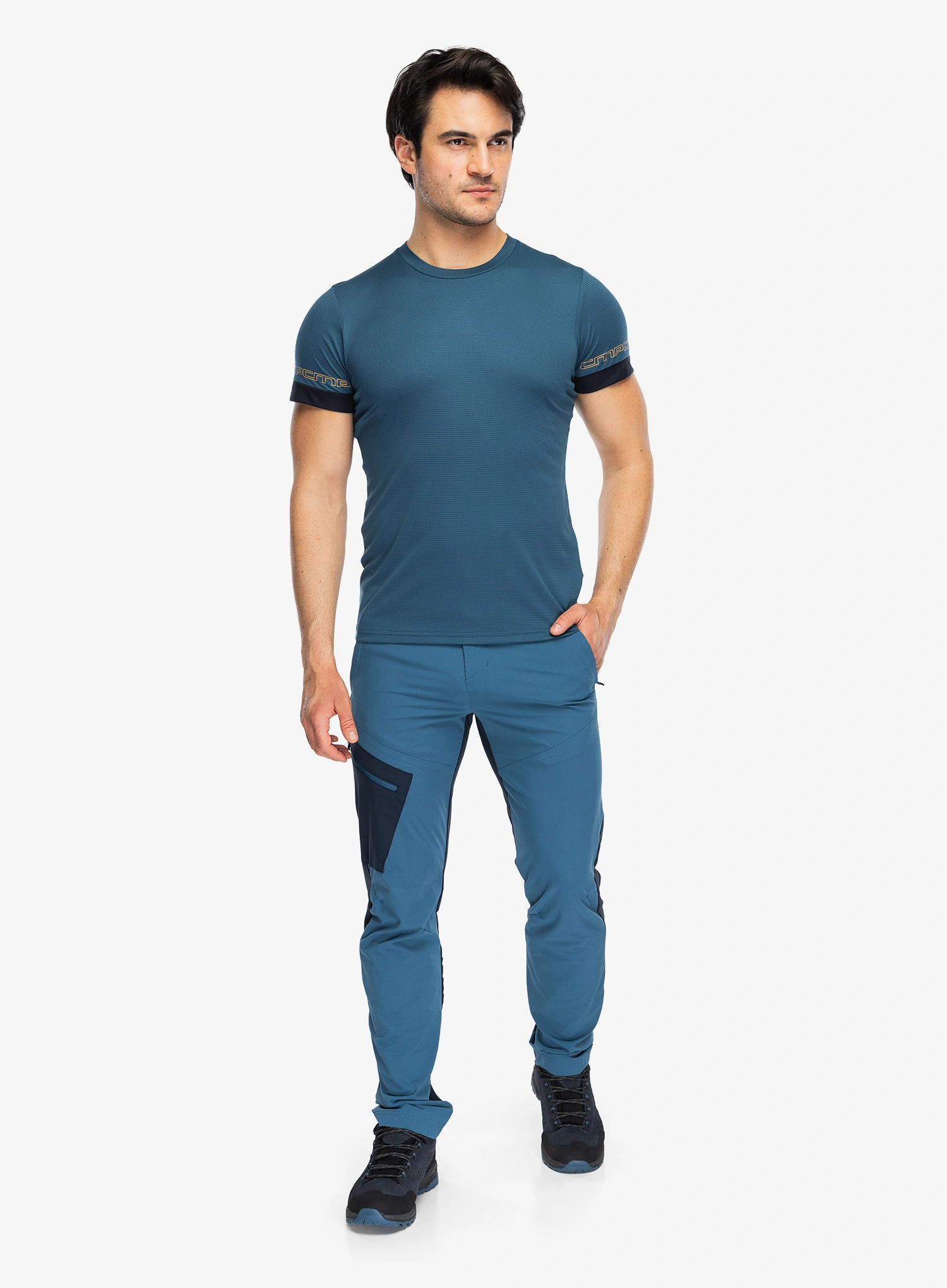 Turistické nohavice CMP Quirk Long Pant - petroleum