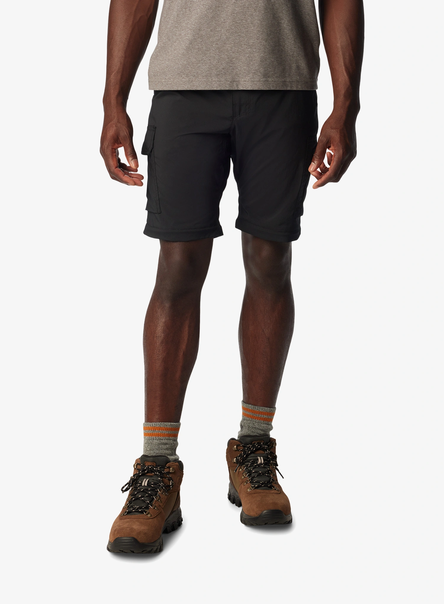Turistické nohavice Columbia Silver Ridge Utility Convertible Pant Short - black