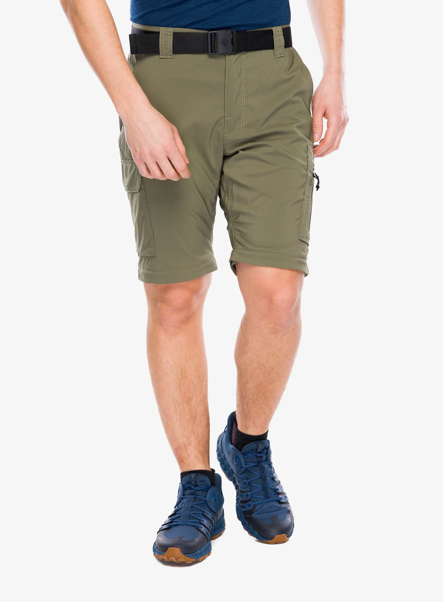 Turistické nohavice Columbia Silver Ridge Utility Convertible Pant - stone green