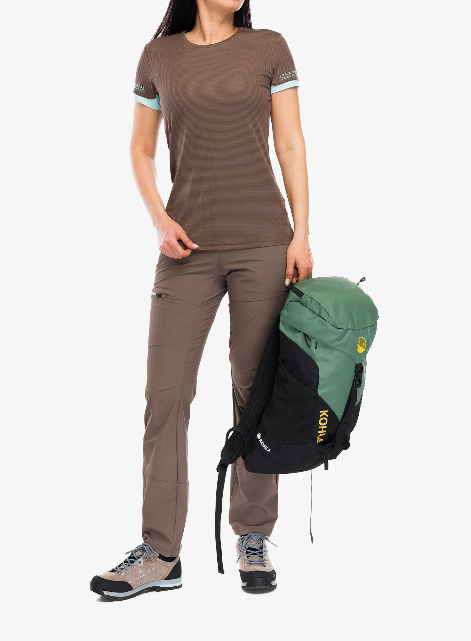 Turistické nohavice dámske CMP Myntora Pant - toffee