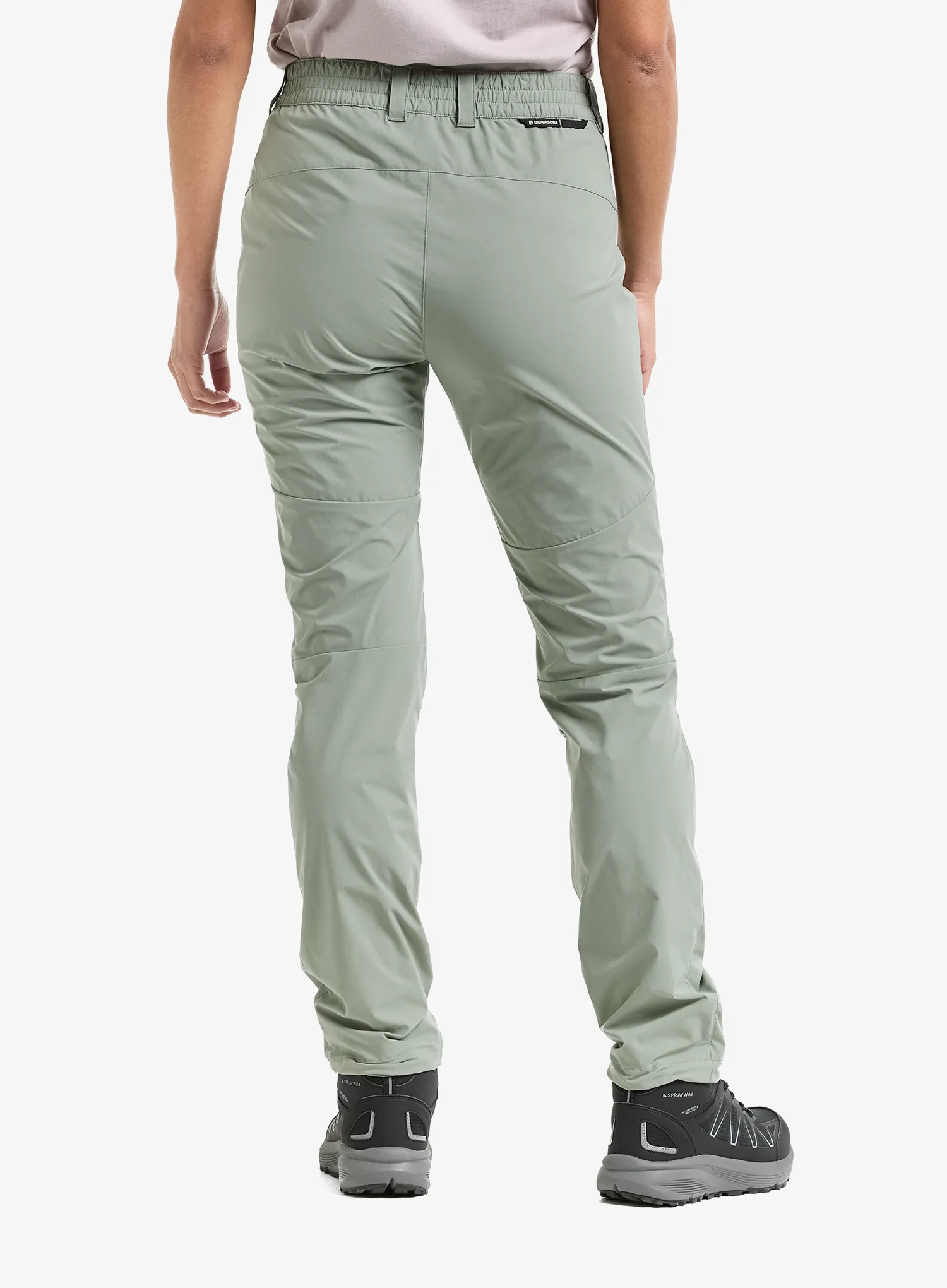 Turistické nohavice dámske Didriksons Juna Pants - wilted leaf