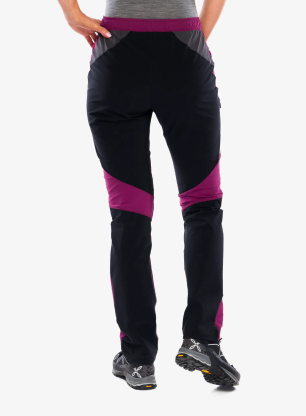 Turistické nohavice dámske Montura Spitze Pants - wine red/light rose