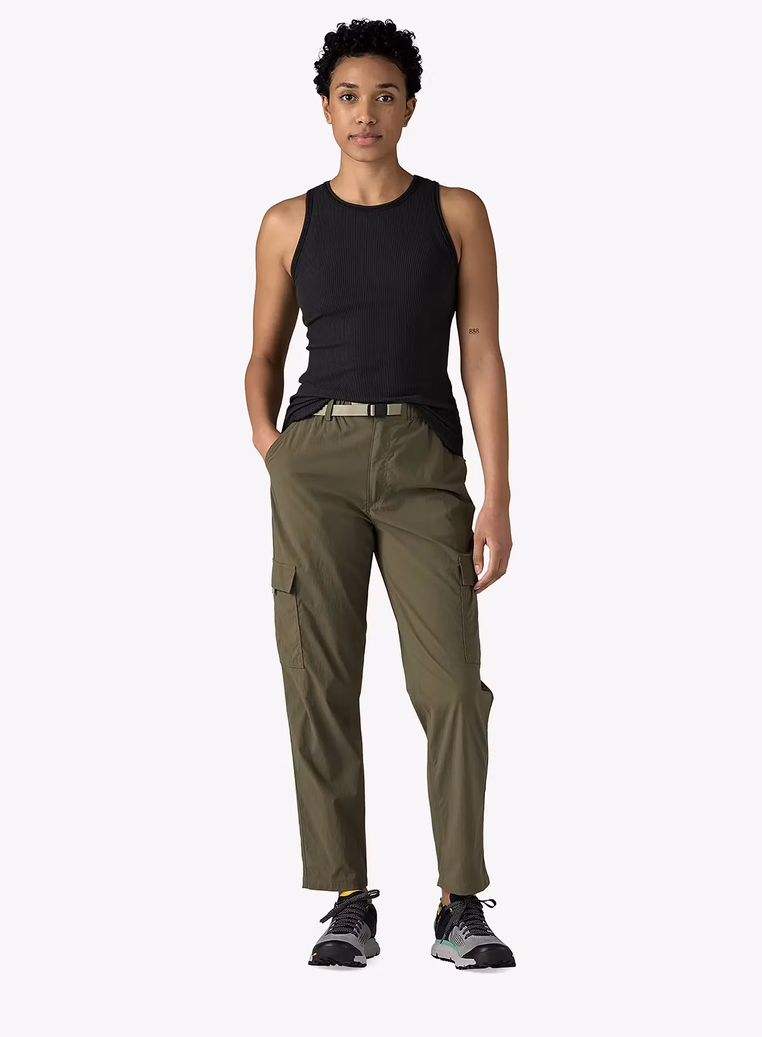 Turistické nohavice dámske Patagonia Outdoor Everyday Cargo Pants - basin green