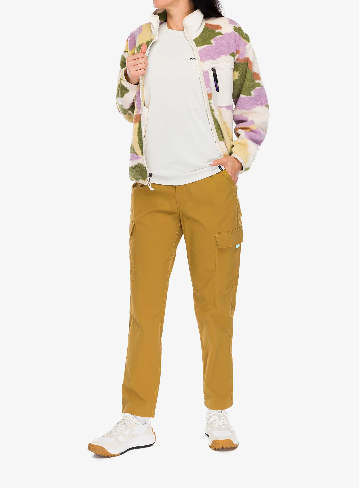 Turistické nohavice dámske Patagonia Outdoor Everyday Cargo Pants - bobcat brown