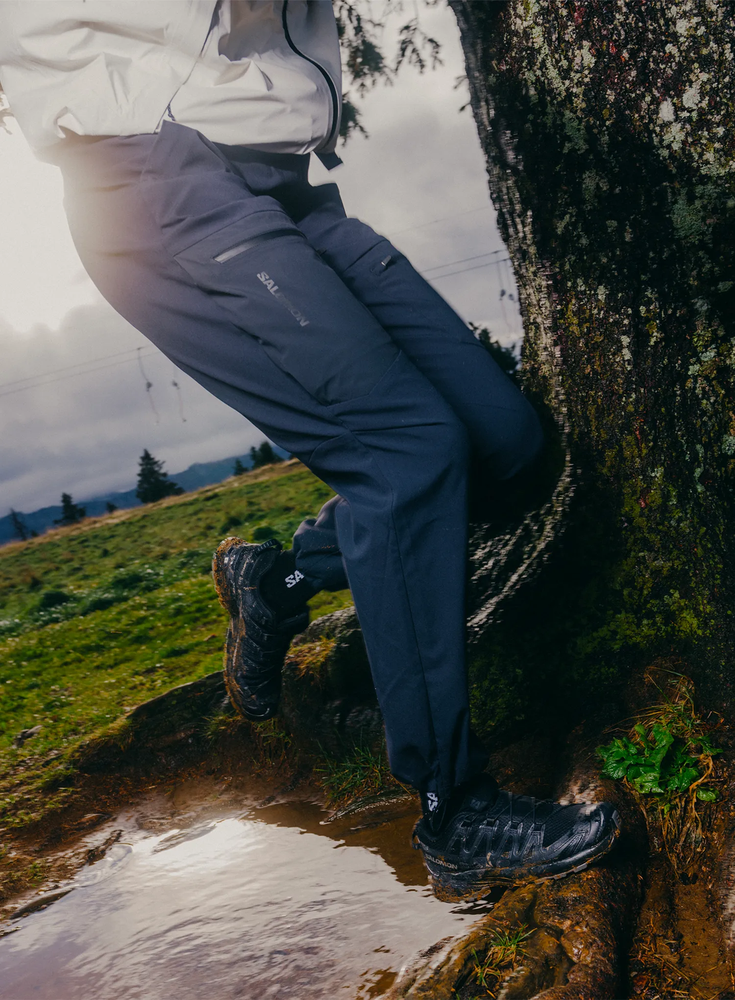 Turistické nohavice dámske Salomon Outerpath Utility  - deep black