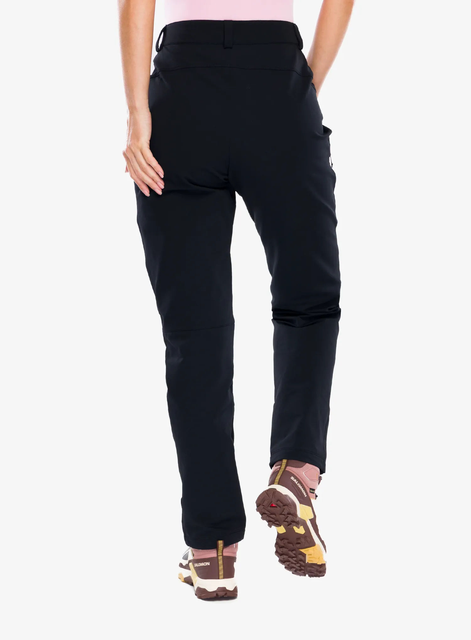 Turistické nohavice dámske Salomon Wayfarer Warm Pant - deep black