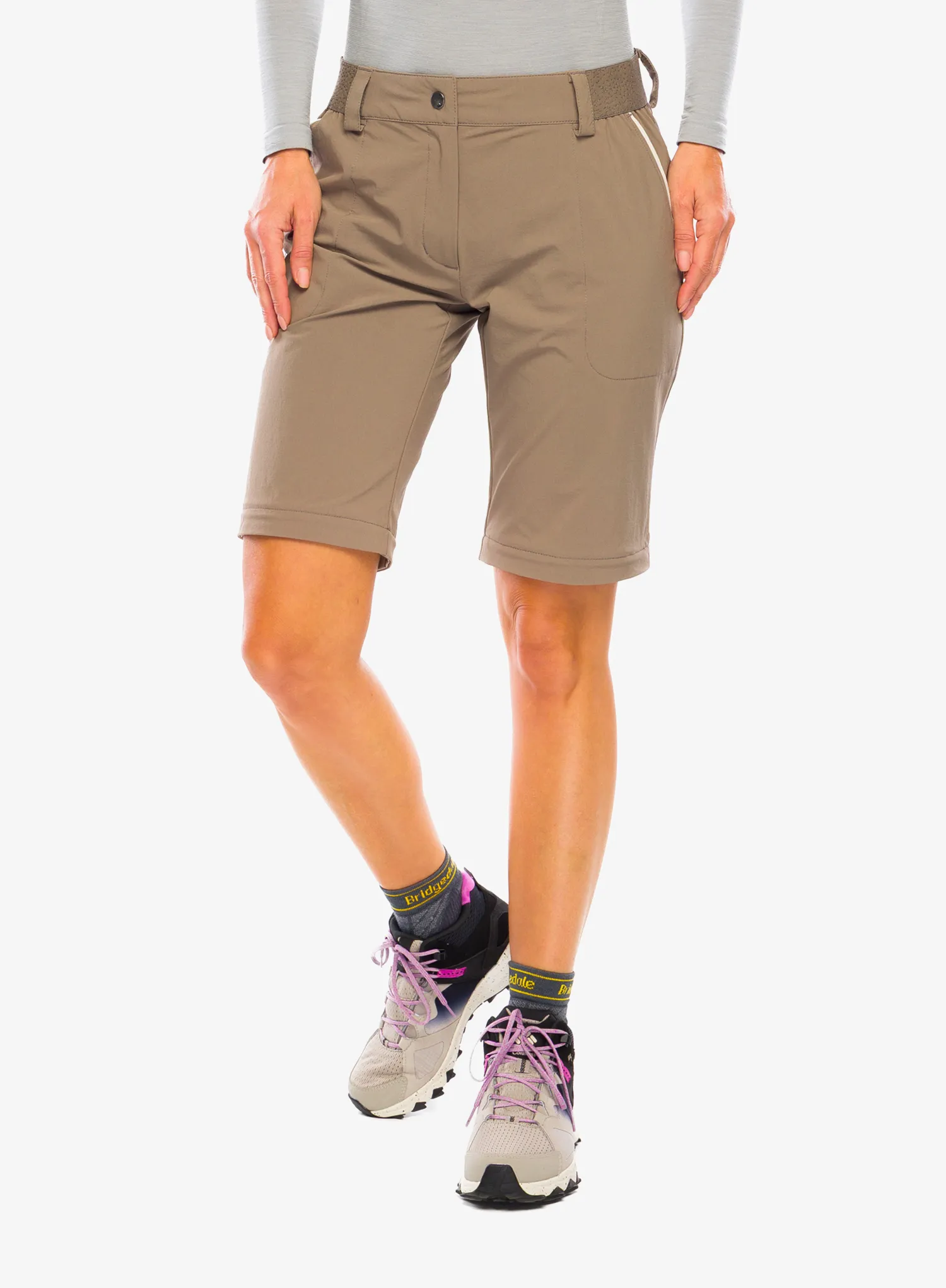 Turistické nohavice dámske Vaude Farley Stretch ZO Pants II - coconut