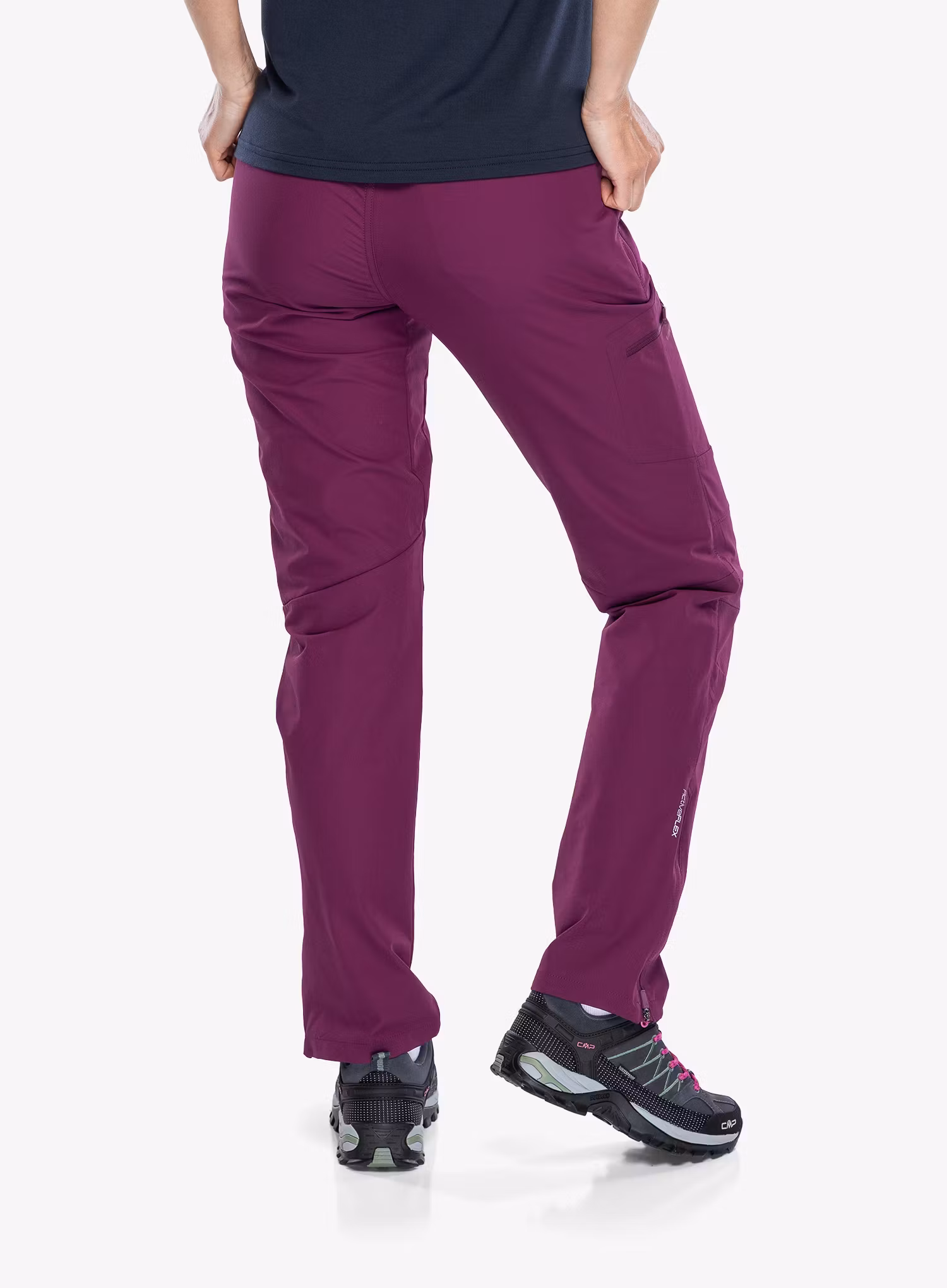 Turistické nohavice dámske Viking Expander - purple
