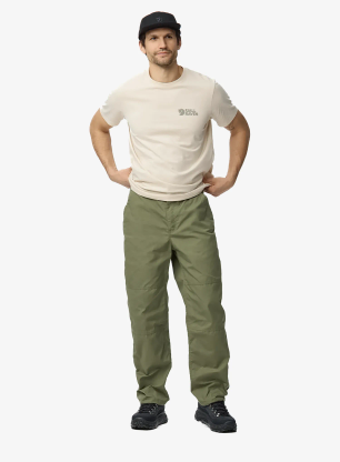 Turistické nohavice Fjallraven Vardag Relaxed Trousers - green