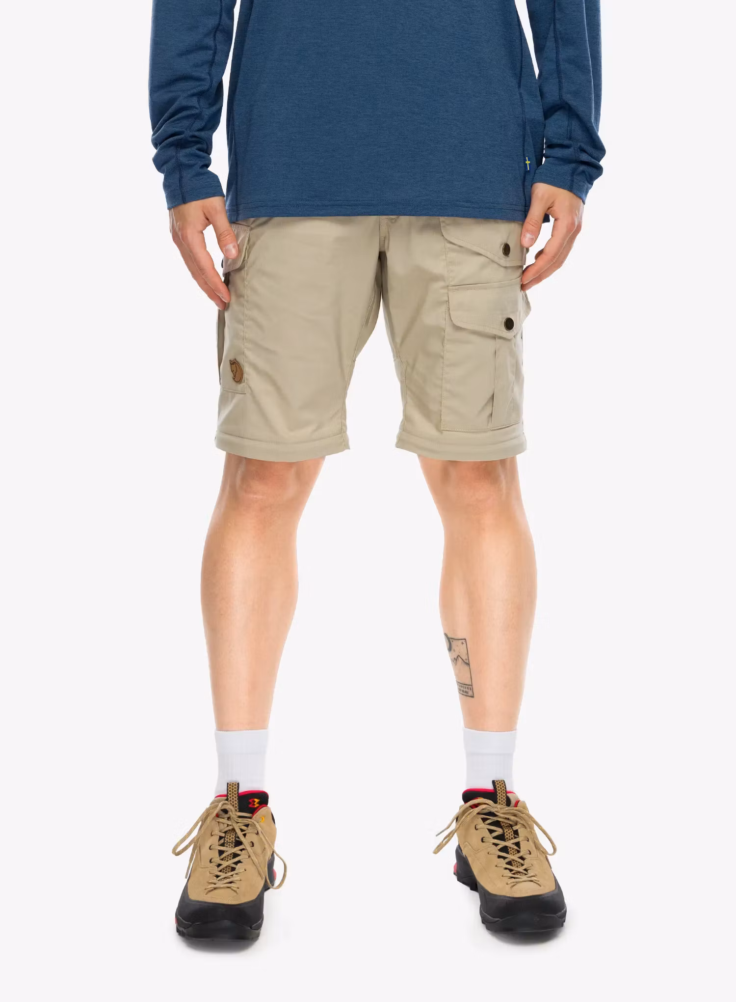 Turistické nohavice Fjallraven Vidda Pro Lite Zip-off Trs - fossil