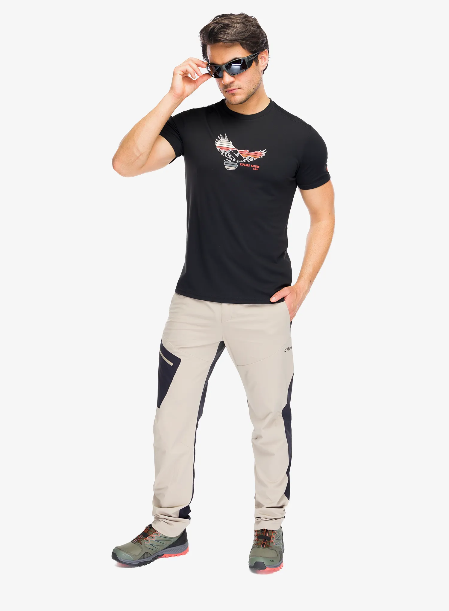 Pánske turistické nohavice CMP Quirk Long Pant - corda