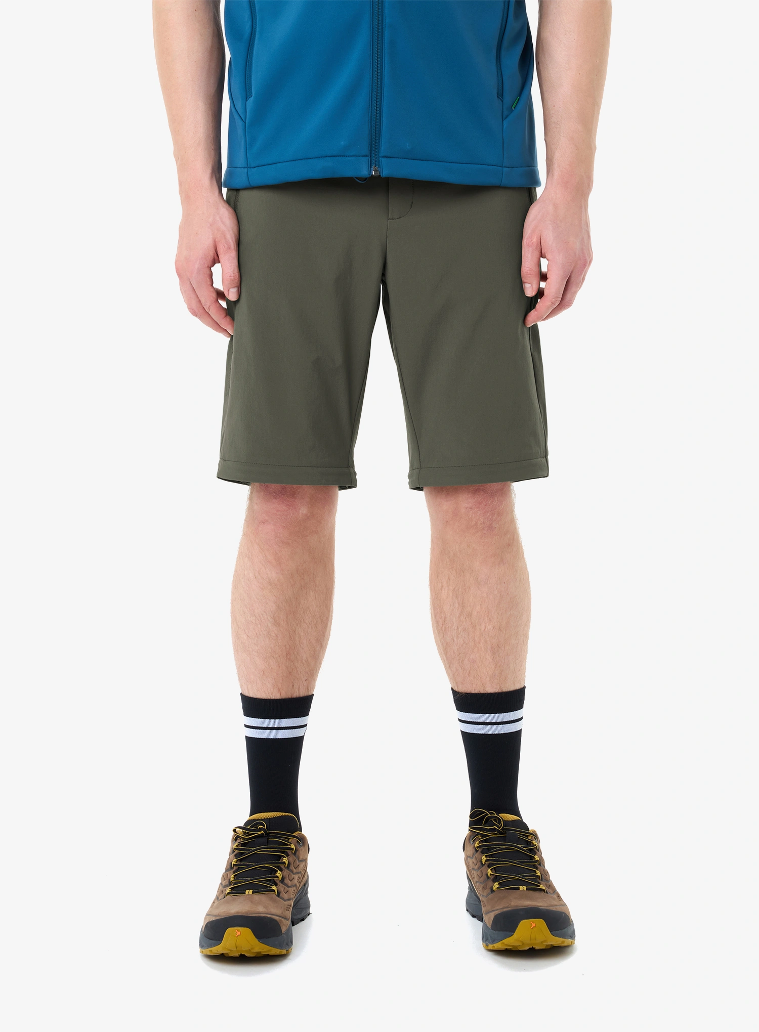 Turistické nohavice Vaude Farley Stretch ZO Pants II - khaki uni