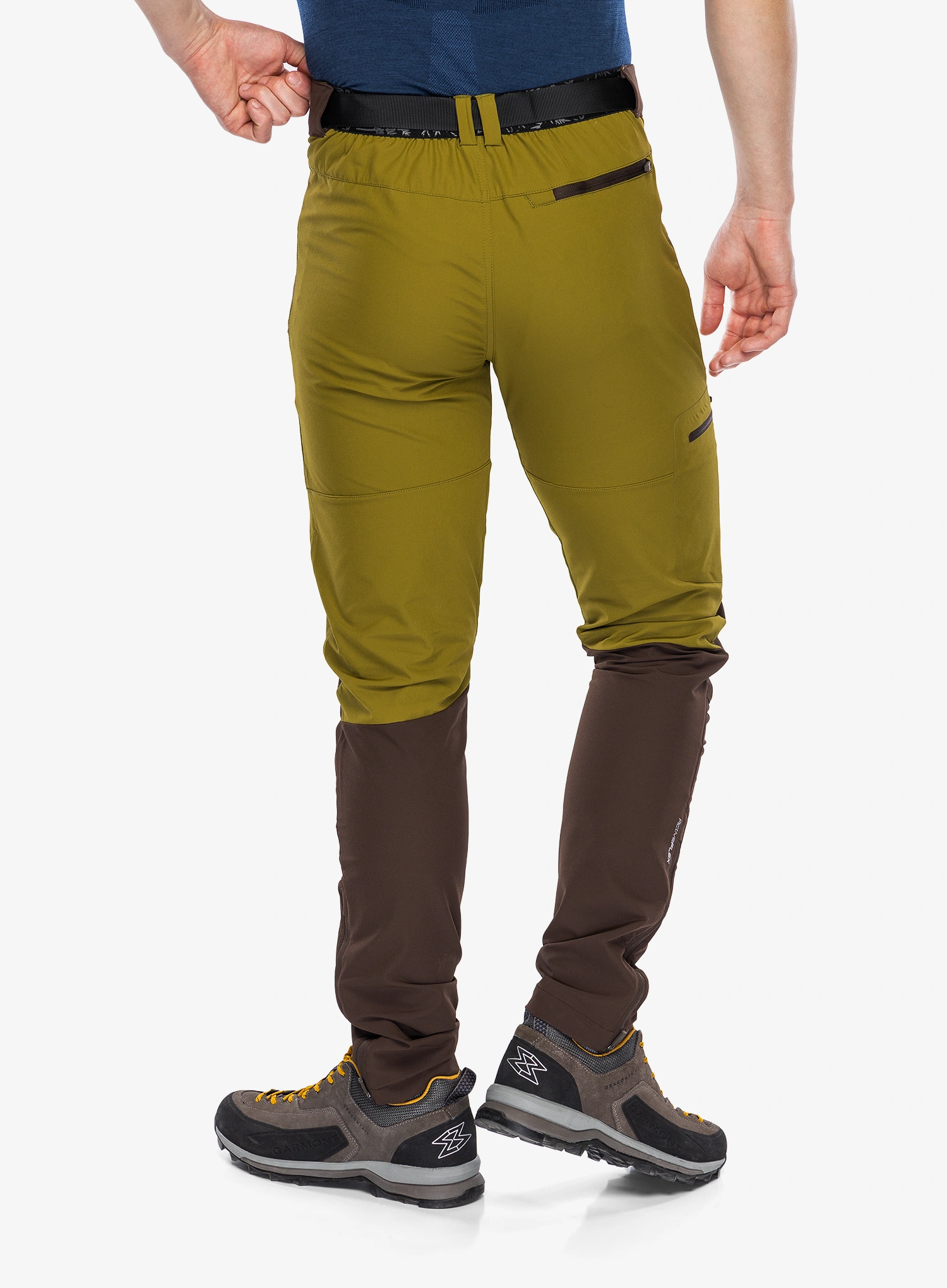Turistické nohavice Viking Sequoia Bamboo - olive/brown