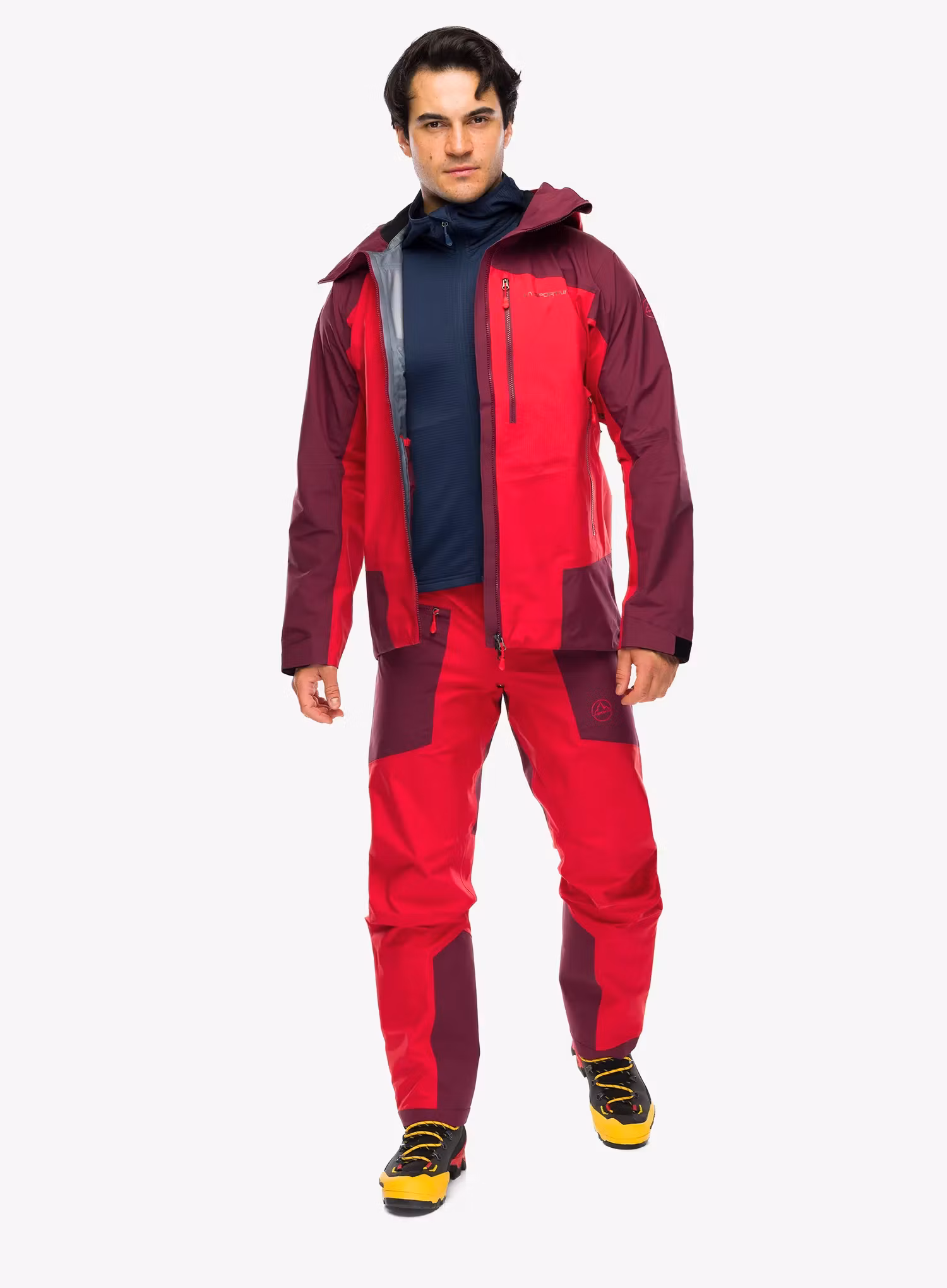 Trekingové nohavice La Sportiva Alpine Guide GTX Performance Pants - mountain red/redwood