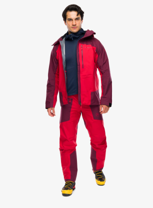 Trekingové nohavice La Sportiva Alpine Guide GTX Performance Pants - mountain red/redwood