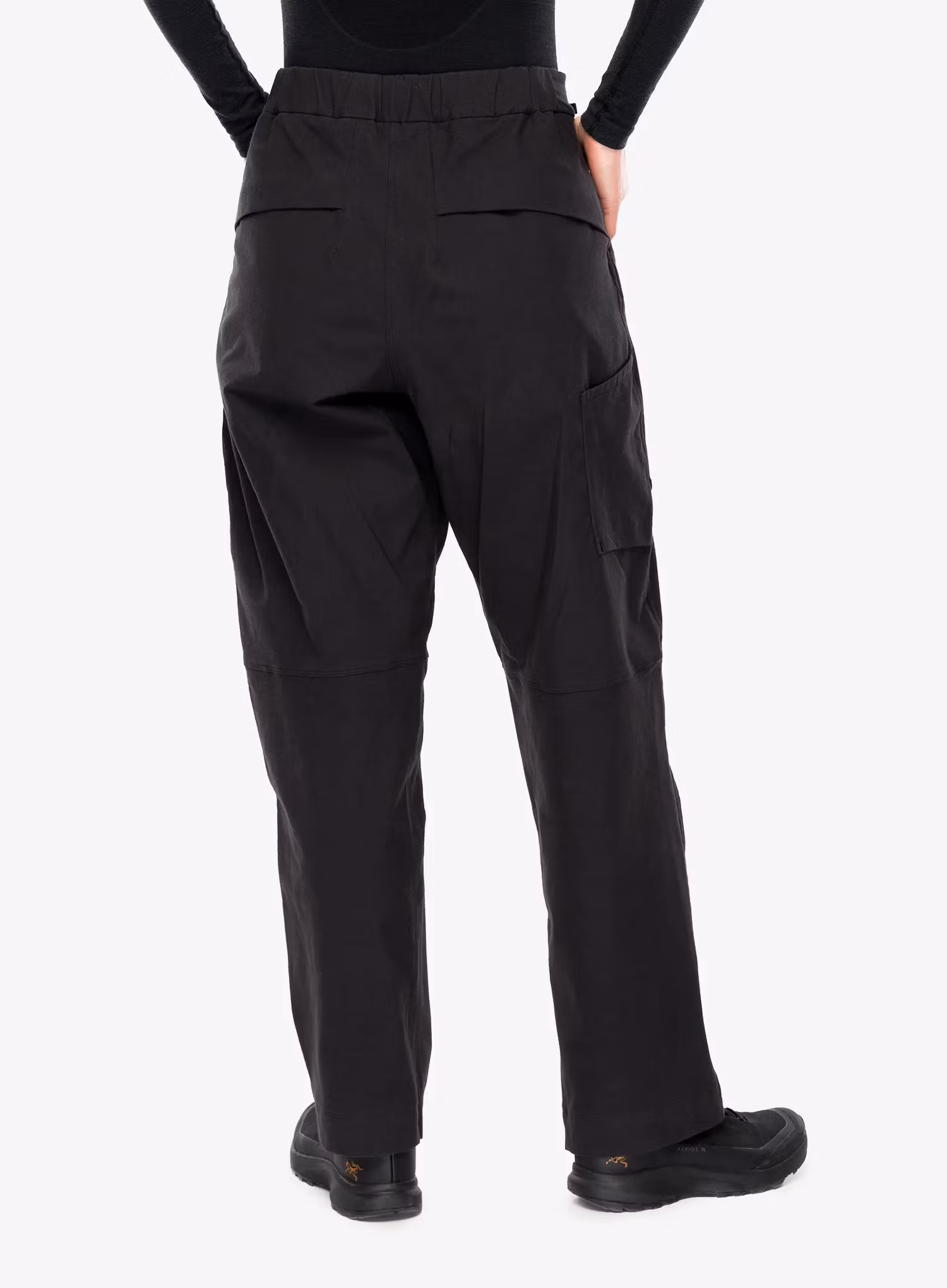 Lezecké nohavice dámske Arcteryx Clarkia Cotton Pant Wide Leg - black