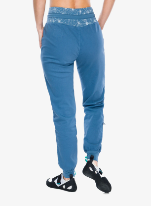 Lezecké nohavice dámske E9 Hit - steel/blue
