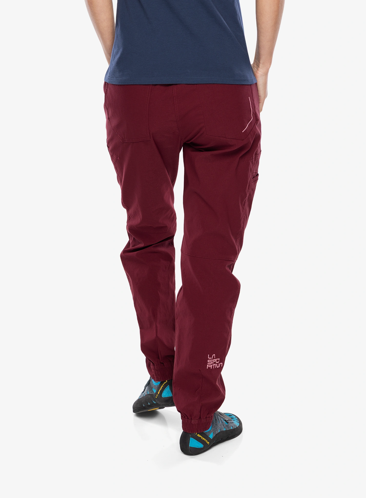 Lezecké nohavice dámske La Sportiva Mantra Pant - redwood/rosebay