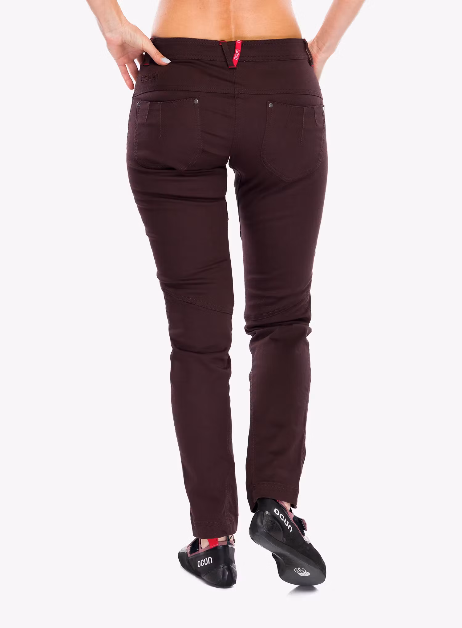 Lezecké nohavice dámske Ocun Kaira Pants - brown chocolate/plum