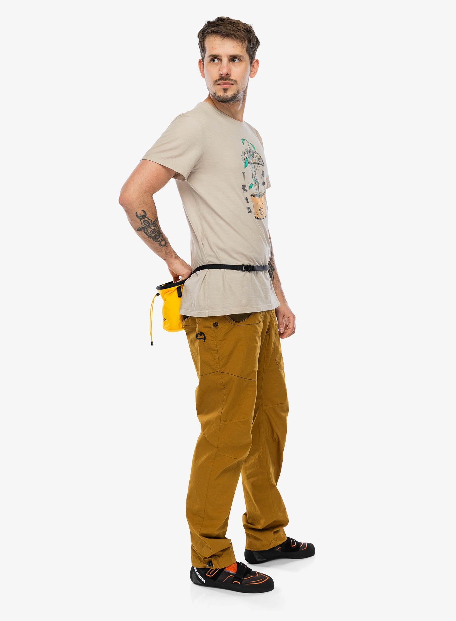 Lezecké nohavice E9 Rondo Slim - caramel