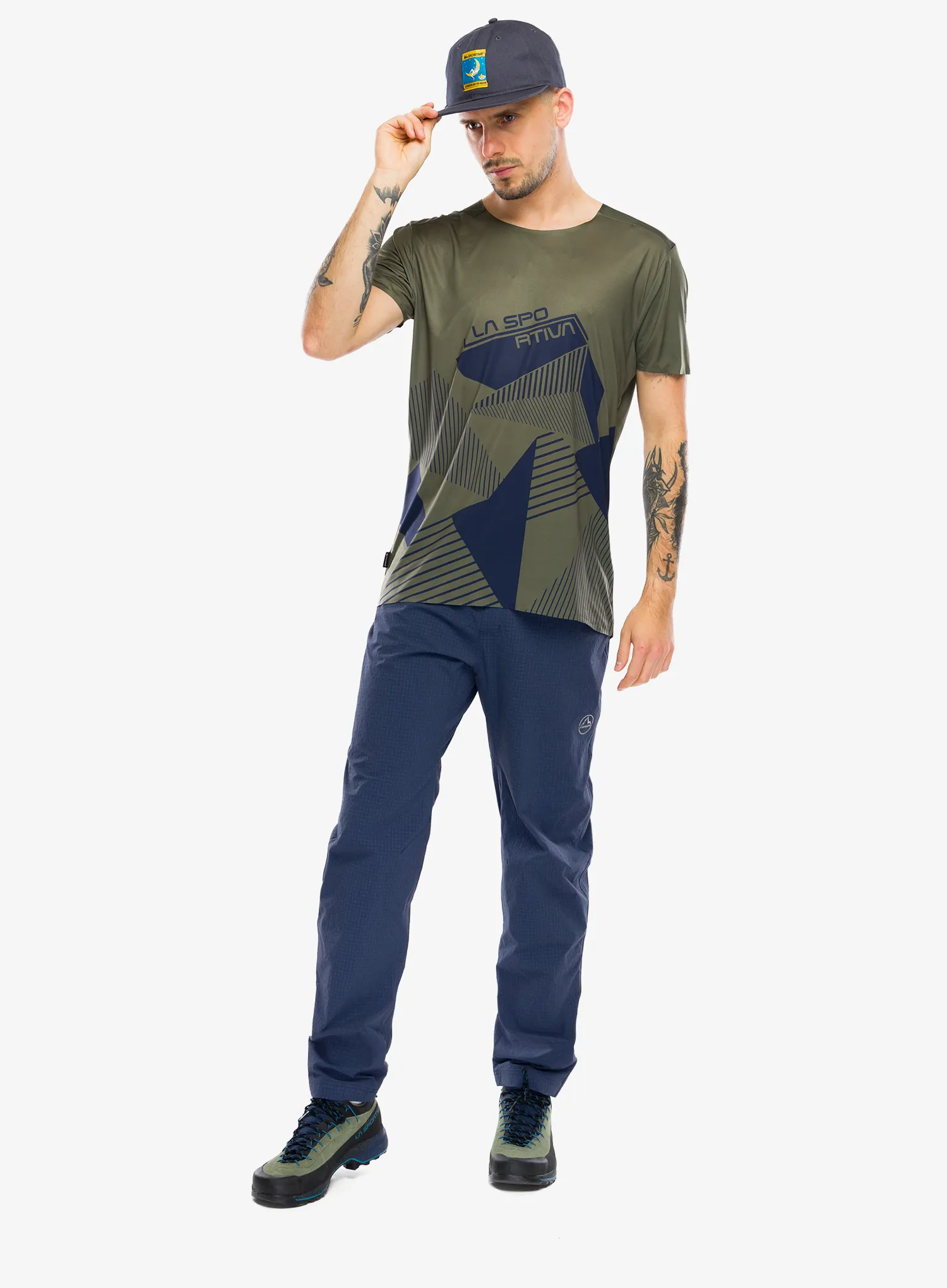 Lezecké nohavice La Sportiva Helixir Pants - night sky/chalk