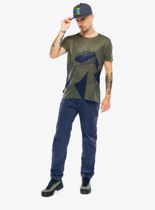 Lezecké nohavice La Sportiva Helixir Pants - night sky/chalk