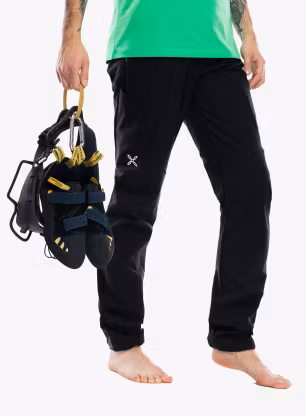 Lezecké nohavice Montura Rocky 2 Pants - black/vibe green