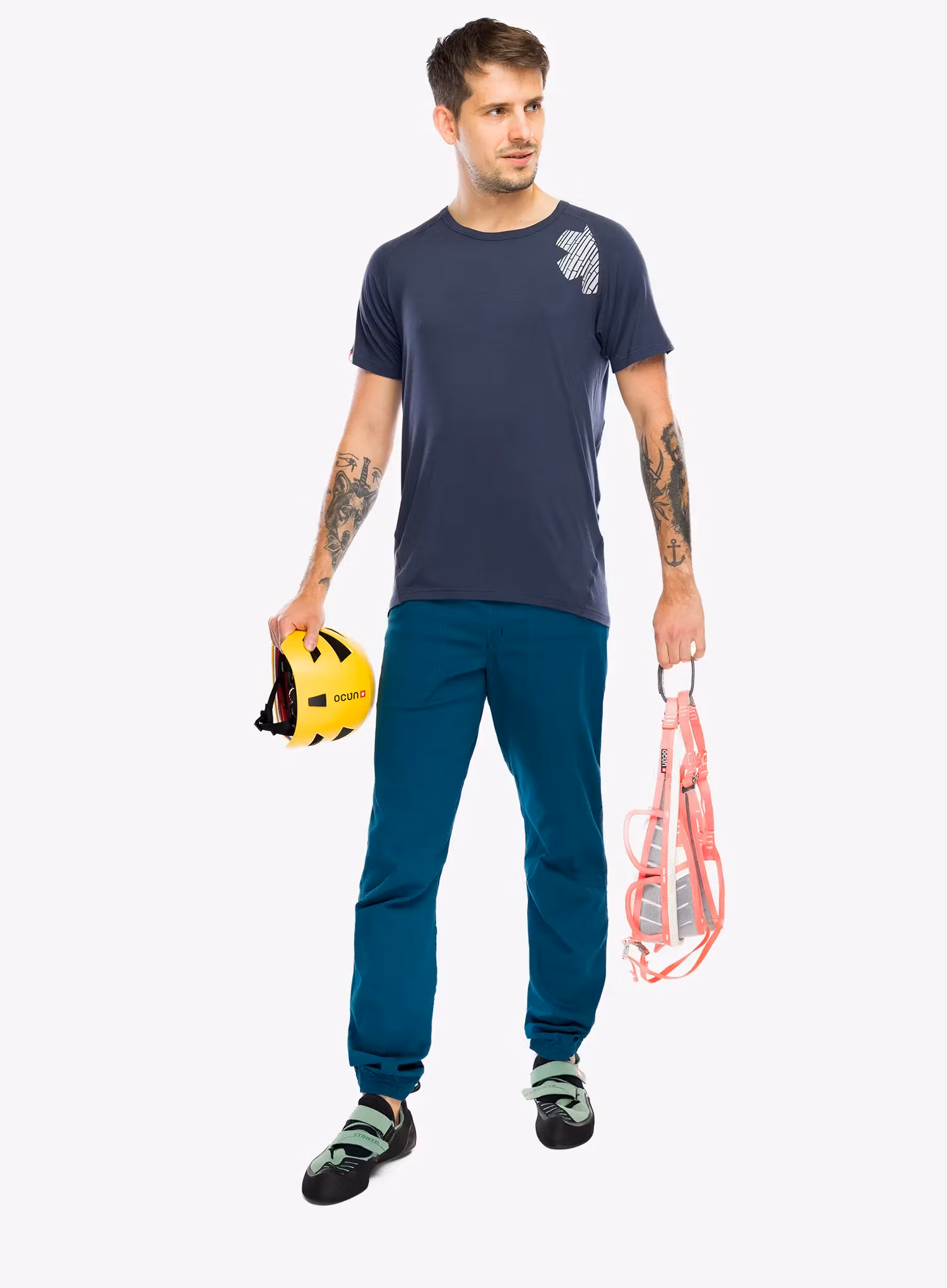 Lezecké nohavice Ocun Jaws Pants - legion blue