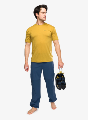 Lezecké nohavice Ortovox Trad Light Pants - blue nunatak