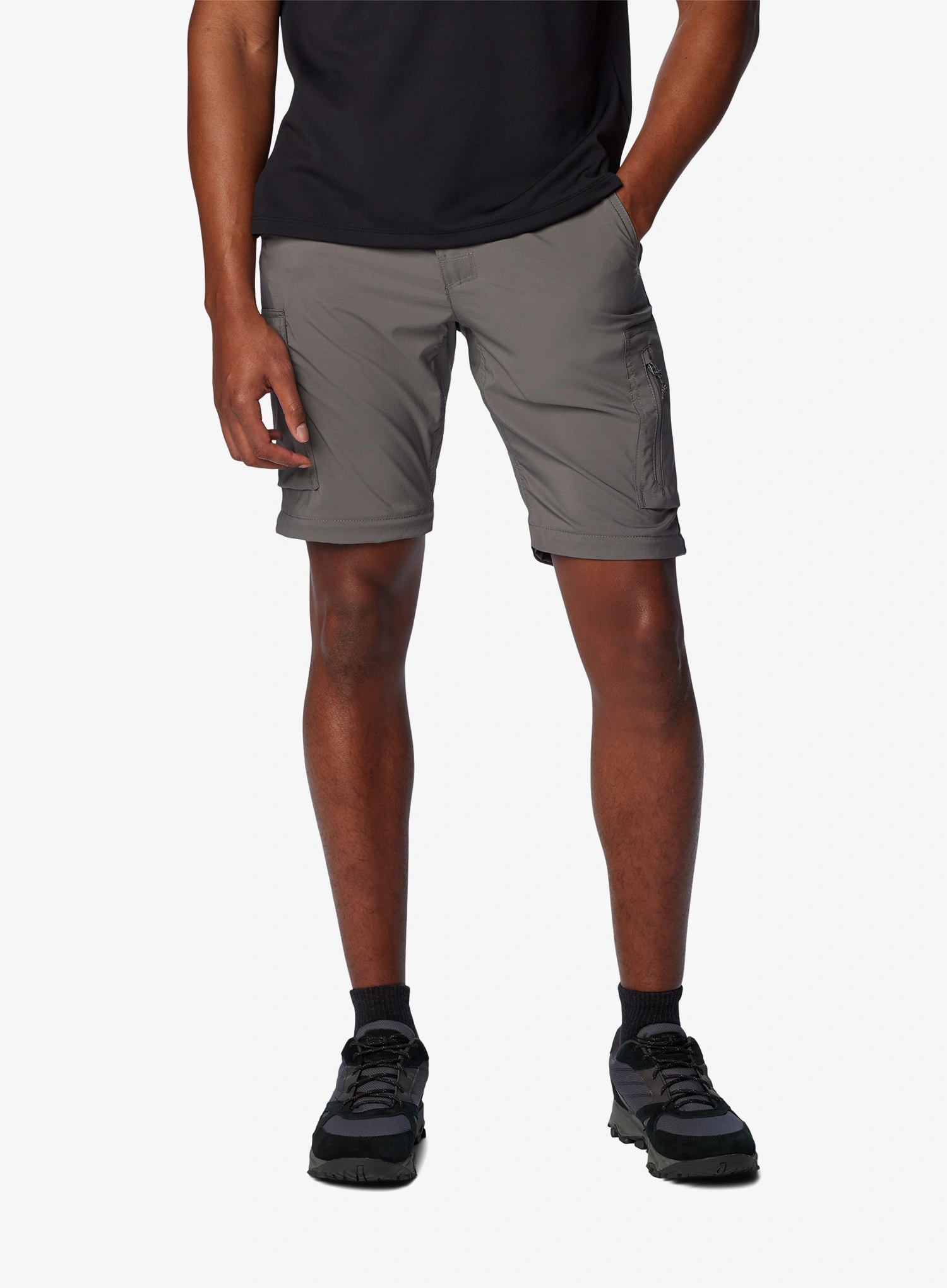 Nohavice Columbia Silver Ridge Utility Convertible Pant Short - city grey