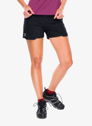 Dámske nohavice Montura Rise Zip Off Pants - black