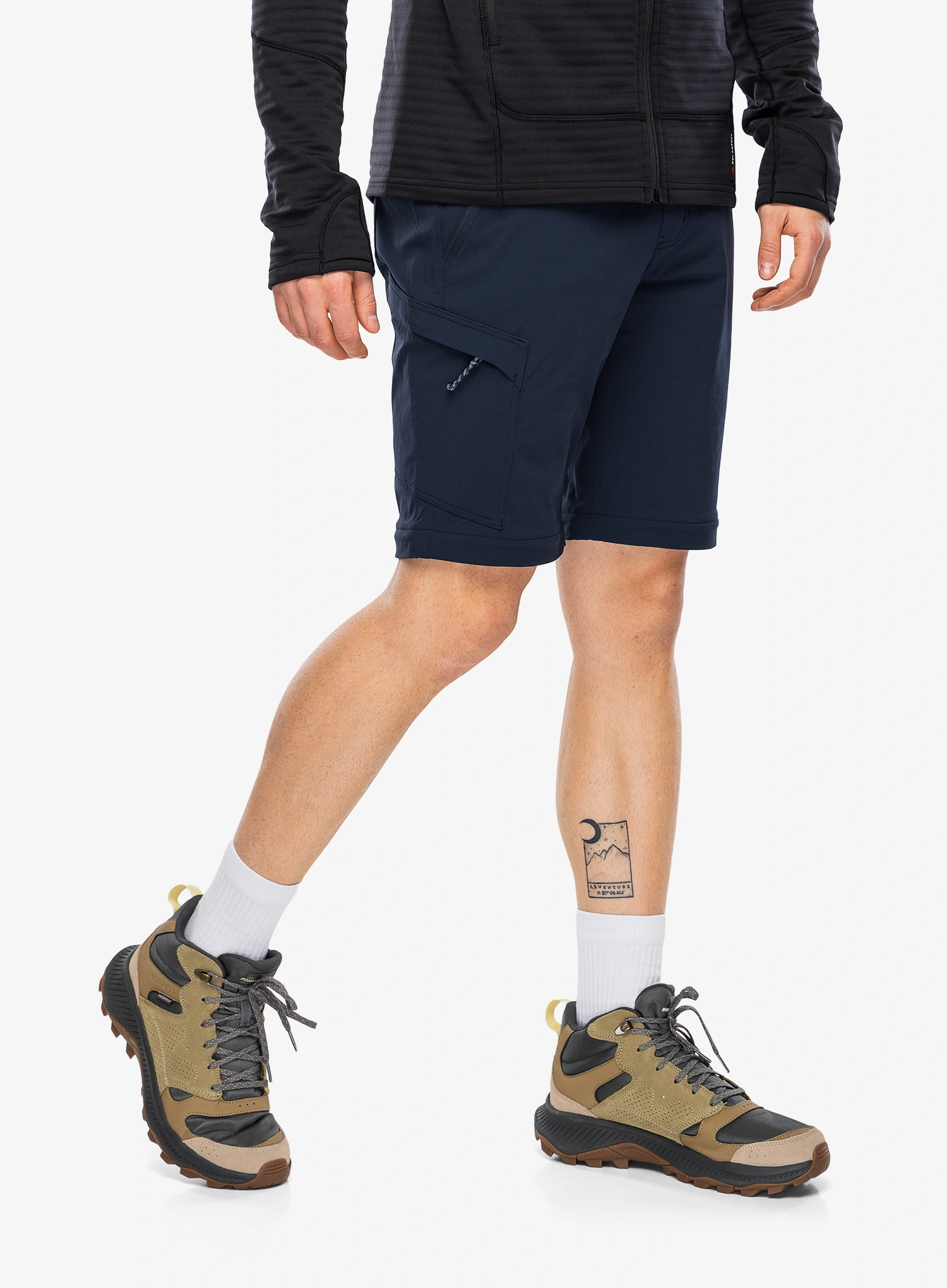 Nohavice Mammut Runbold IV Zip Off Pants - marine