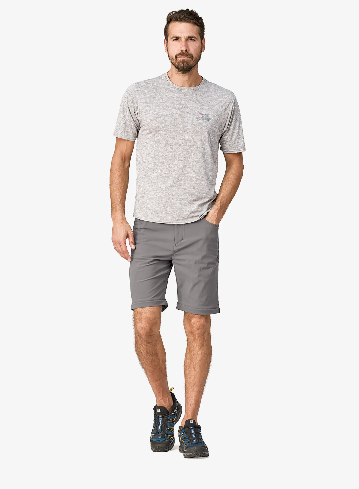 Nohavice Patagonia Quandary Convertible Pants - forge grey
