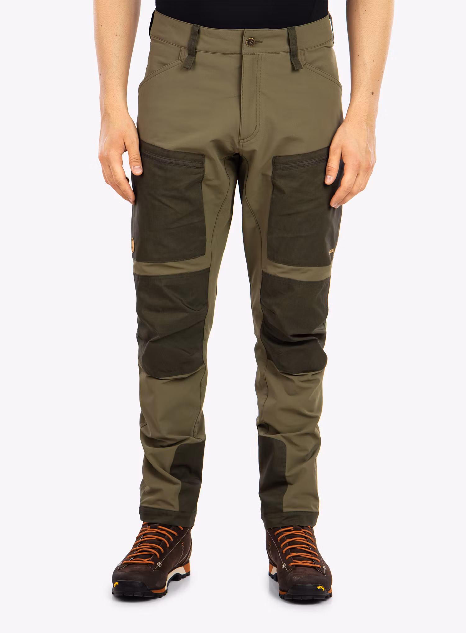 Nohavice Fjallraven Keb Agile Trousers - laurel green/deep forest