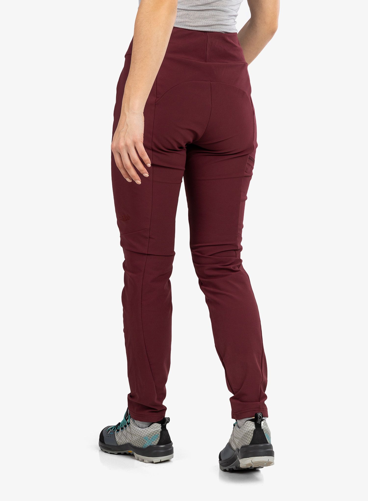 Dámske softshellové nohavice Rab Elevation Pants - deep heather