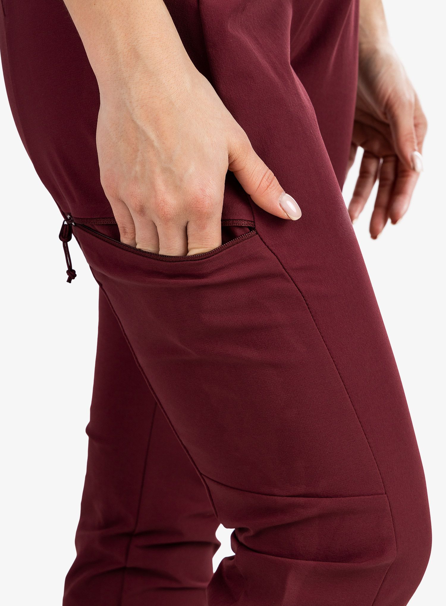 Dámske softshellové nohavice Rab Elevation Pants - deep heather