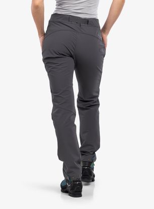 Dámske softshellové nohavice Rab Incline AS Pants - graphene