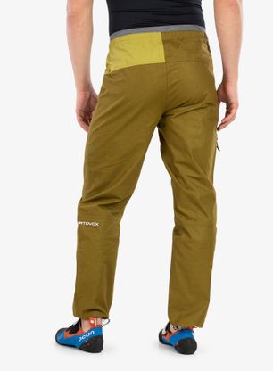 Lezecké nohavice Ortovox Valbon Pants - green moss